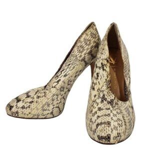 Women's Snakeskin Pattern Heels